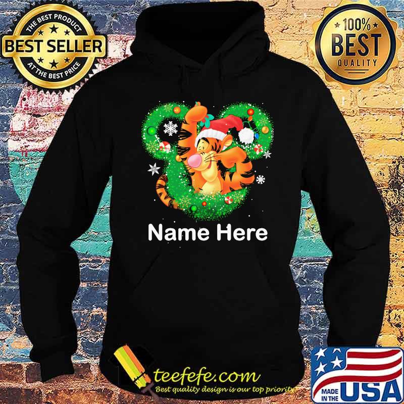 Tigger mickey mouse name here christmas s Hoodie Tigger mickey mouse name here christmas s Hoodie