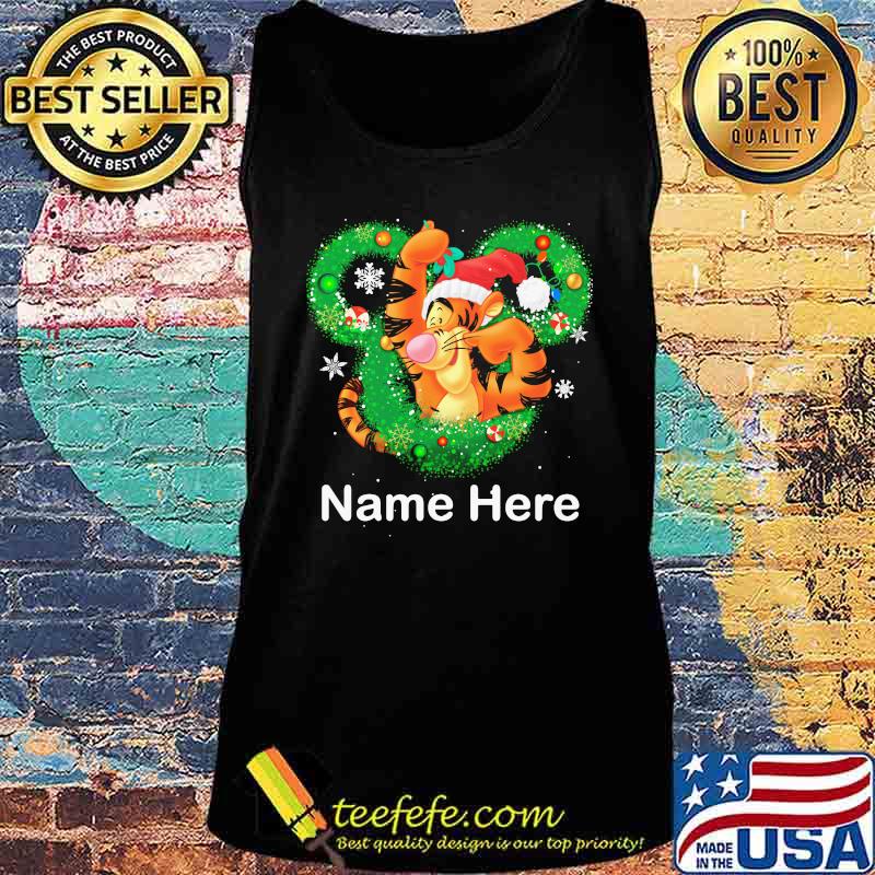 Tigger mickey mouse name here christmas s Tank top Tigger mickey mouse name here christmas s Tank top