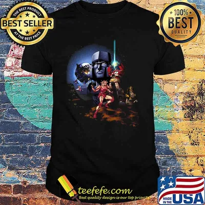Transformers and star wars art shirt