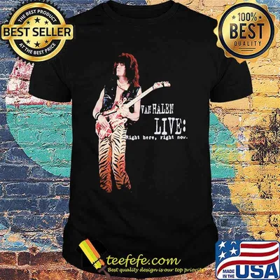 Van halen live right here right now shirt