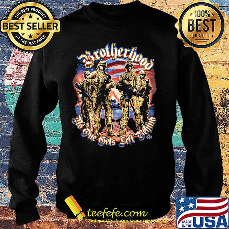 Veteran american flag brotherhood to one gets left behind s Sweater Veteran american flag brotherhood to one gets left behind s Sweater
