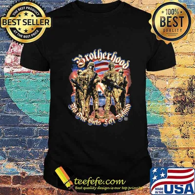 Veteran american flag brotherhood to one gets left behind shirt