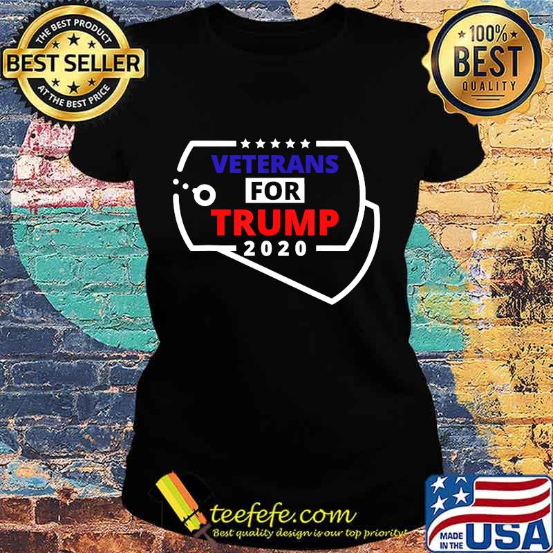 Veterans For Trump 2020 Dog Tags Red White and Blue Gift T-Shirt Ladies tee Veterans For Trump 2020 Dog Tags Red White and Blue Gift T-Shirt Ladies tee