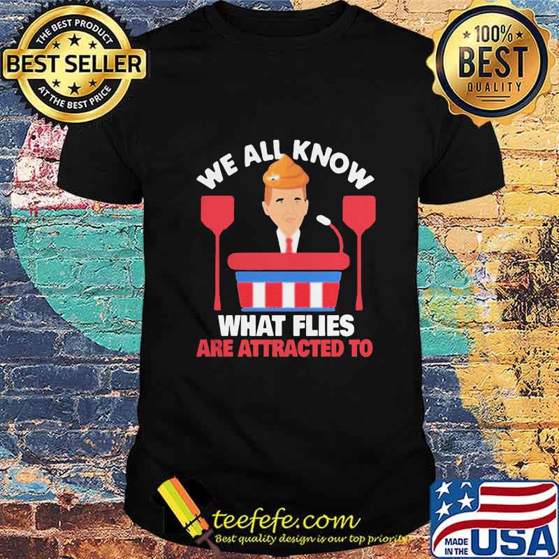We all know what flies are attracted to american shirt