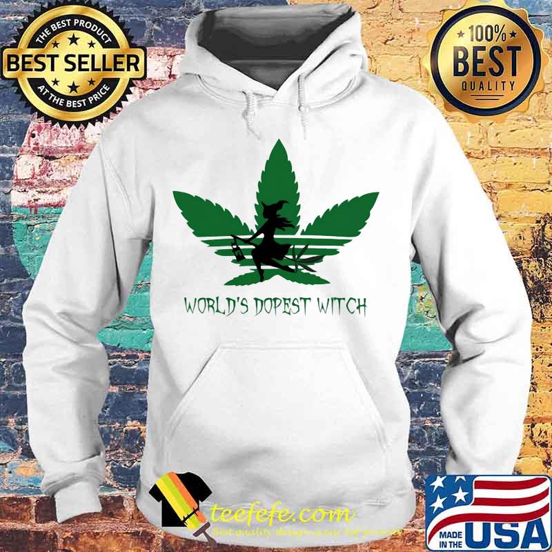 Weed adidas logo world dopest witch s Hoodie Weed adidas logo world dopest witch s Hoodie
