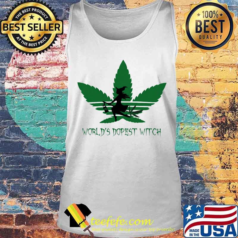 Weed adidas logo world dopest witch s Tank top Weed adidas logo world dopest witch s Tank top