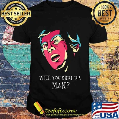 Will You Shut Up, Man! Biden Trump debate, anti Trump gift Premium T-Shirt