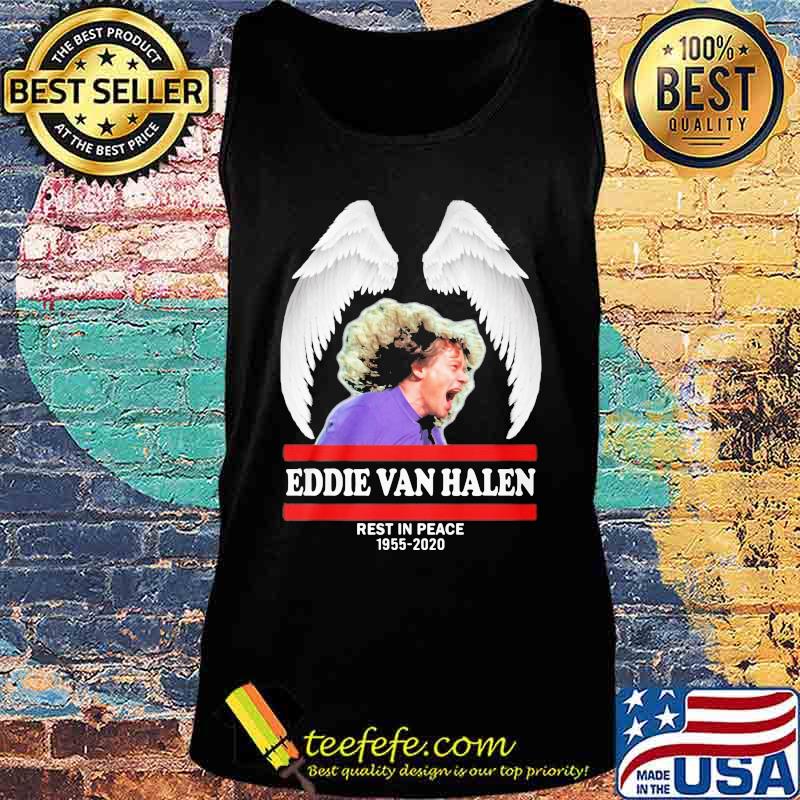 Wings eddie van halen rest in peace 1955 2020 s Tank top Wings eddie van halen rest in peace 1955 2020 s Tank top