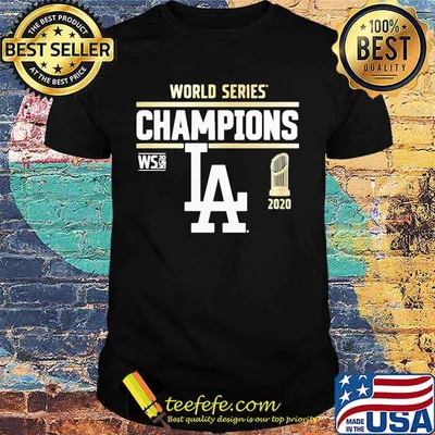 World series champions 2020 los angeles dodgers baseball shirt