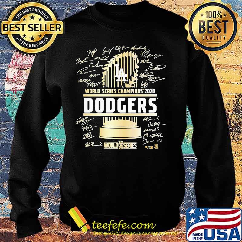World series champions 2020 los angeles dodgers signatures s Sweater World series champions 2020 los angeles dodgers signatures s Sweater