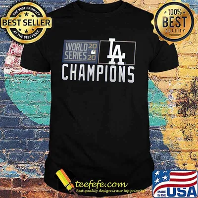 World series los angeles dodgers champions 2020 shirt