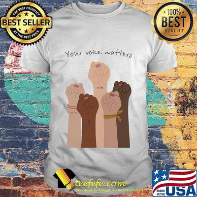 Your voice matter be kind love peace Shirt