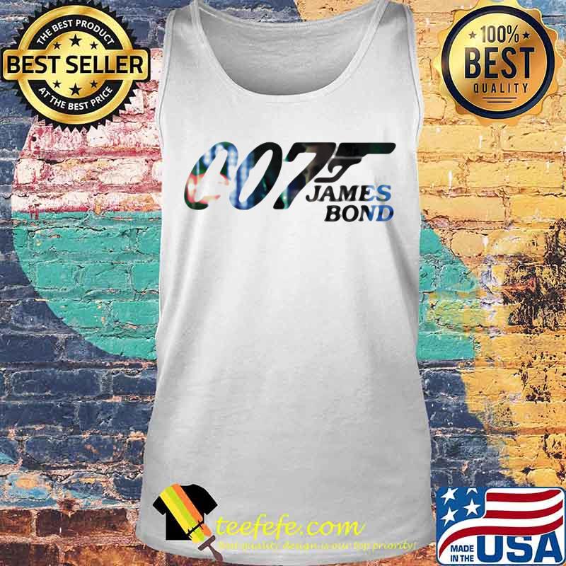 007 James Bond Letter Gun Shirt Tank top 007 James Bond Letter Gun Shirt Tank top