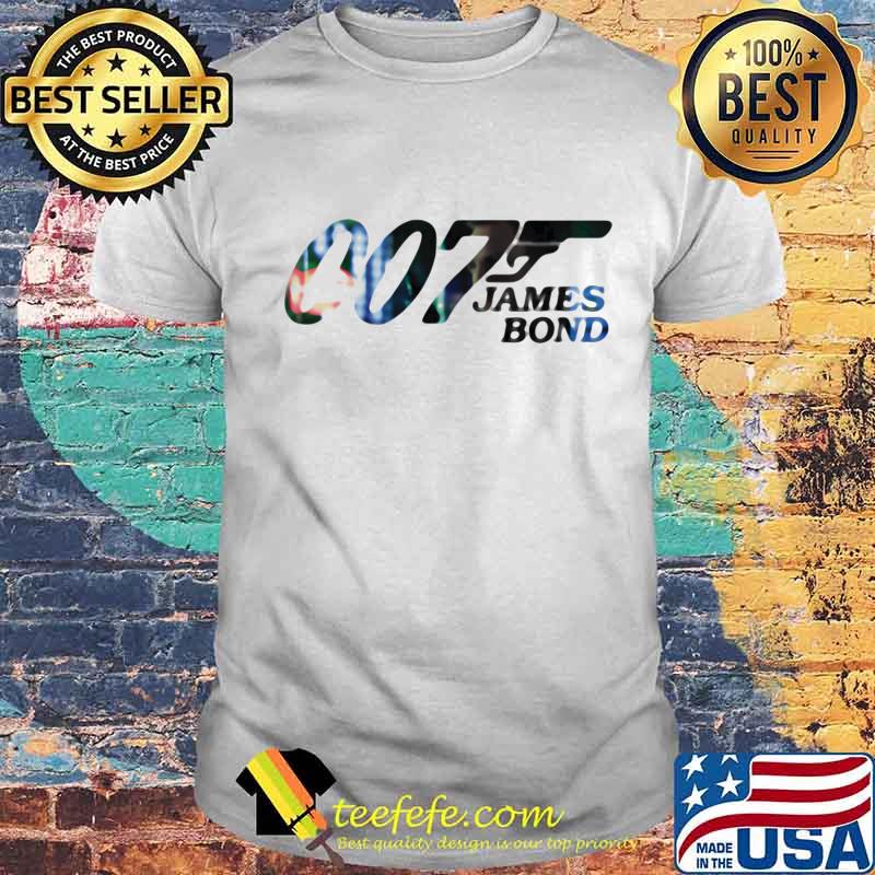 007 James Bond Letter Gun Shirt 007 James Bond Letter Gun Shirt