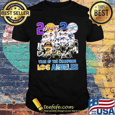 2020 year of the champions los angeles lakers shirt