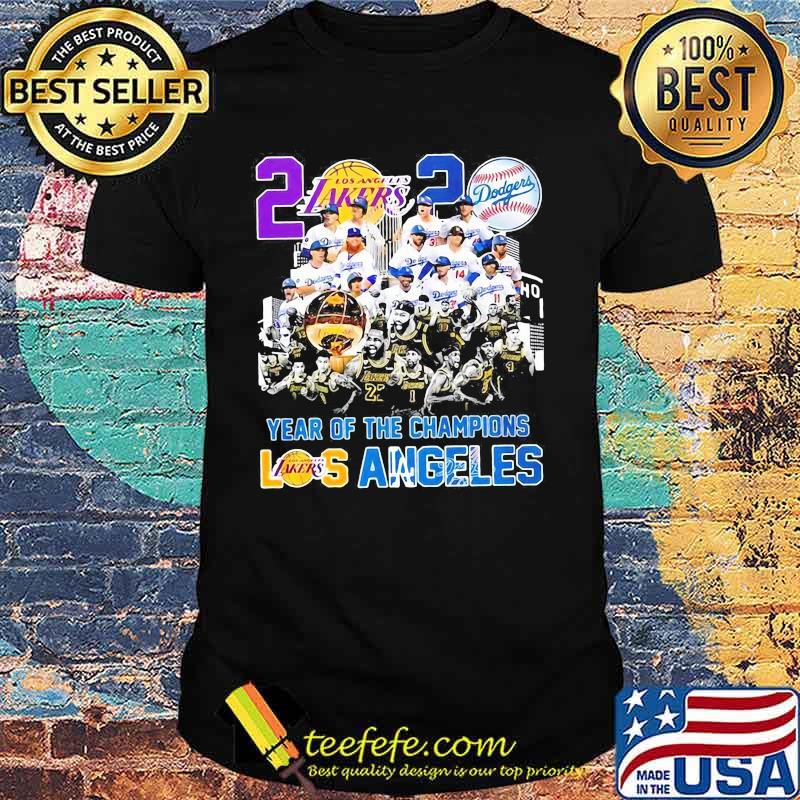 2020 year of the champions los angeles lakers shirt