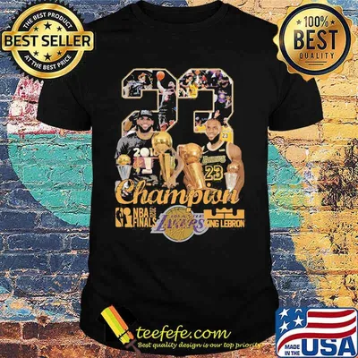 23 champion nba finals 2020 los angeles lakers shirt