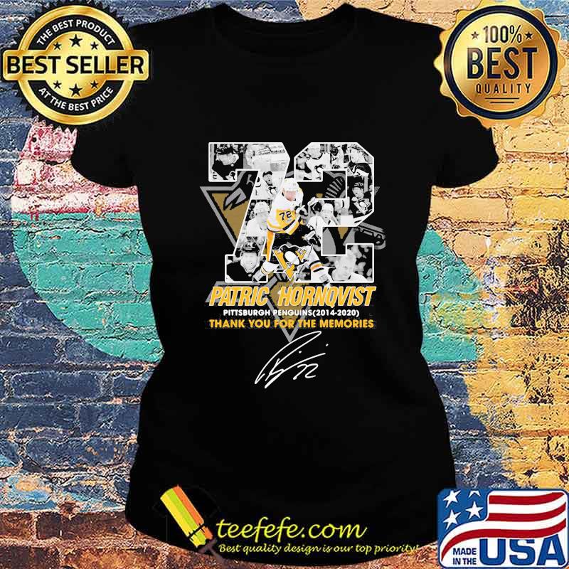 72 Patric Hornqvist Pittsburgh Penguins Thank You For Memories Signuature Shirt Ladies tee 72 Patric Hornqvist Pittsburgh Penguins Thank You For Memories Signuature Shirt Ladies tee