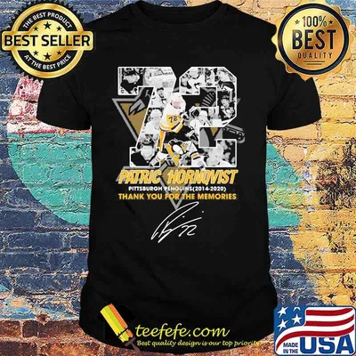 72 Patric Hornqvist Pittsburgh Penguins Thank You For Memories Signuature Shirt