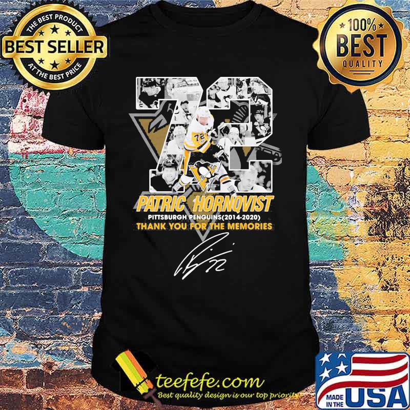72 Patric Hornqvist Pittsburgh Penguins Thank You For Memories Signuature Shirt 72 Patric Hornqvist Pittsburgh Penguins Thank You For Memories Signuature Shirt