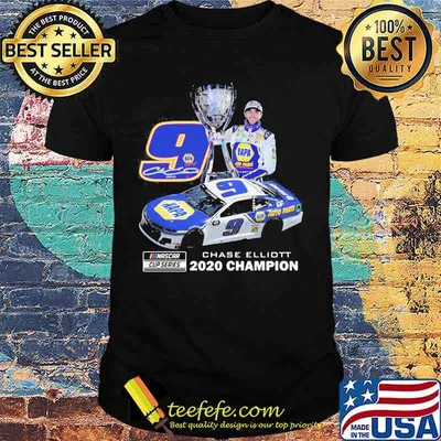 9 chase elliott 2020 champion signature shirt
