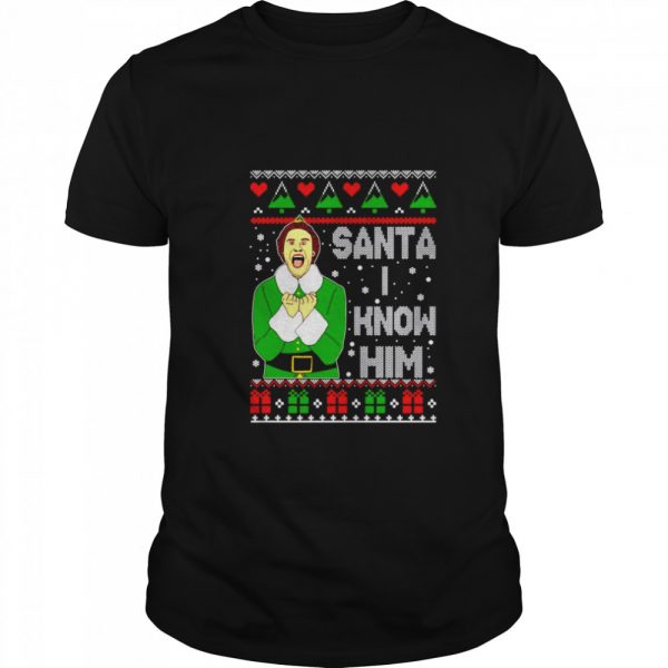 Buddy-the-elf-Santa-I-know-him-christmas-Classic-Mens-T-shirt-600x600-1.jpg