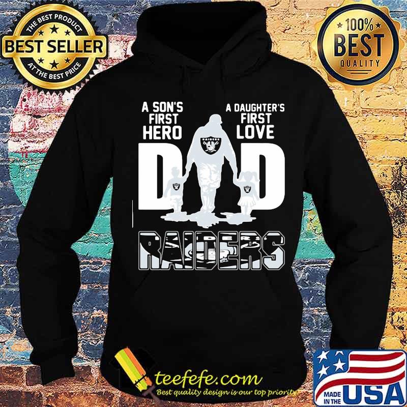 A son's first hero dad a daughter's first love oklahoma raiders s Hoodie A son's first hero dad a daughter's first love oklahoma raiders s Hoodie
