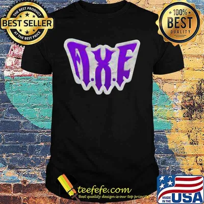 A.X.E Jersey Logo Purple Shirt