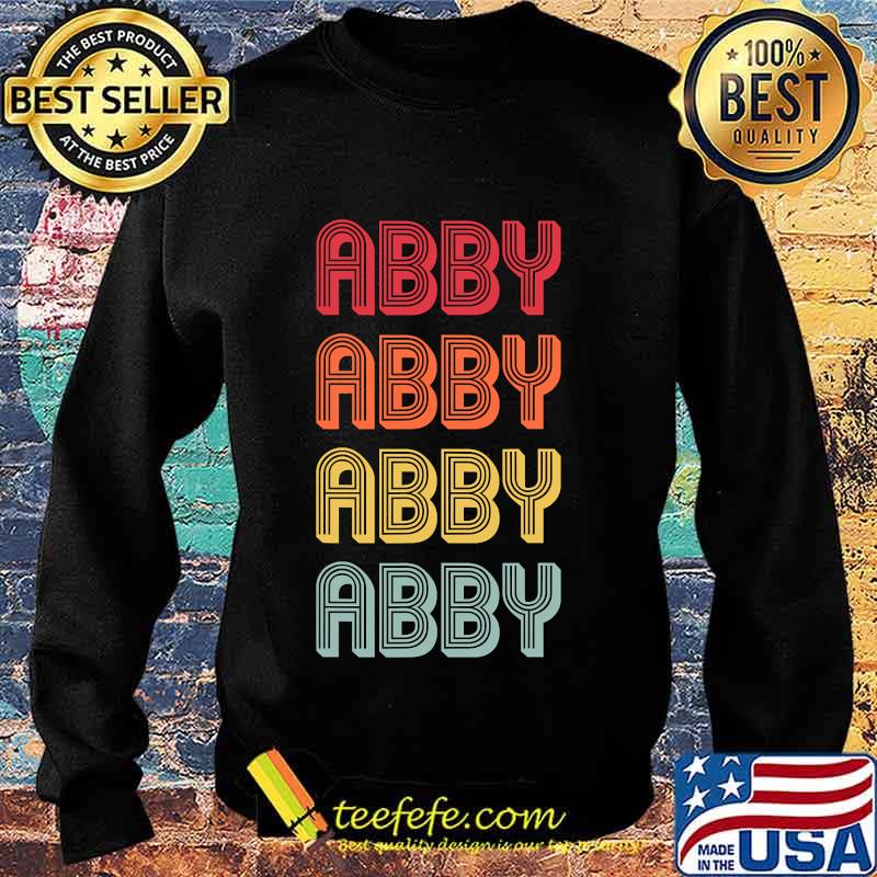 Abby Name Personalized Retro Vintage 80s 90s Birthday Shirt Sweater Abby Name Personalized Retro Vintage 80s 90s Birthday Shirt Sweater