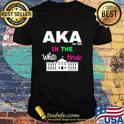 AKA In The White House Pretty Ladies Black Biden Harris 2020 Shirt