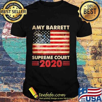 Amy Barrett Supreme Court 2020 American Flag Shirt