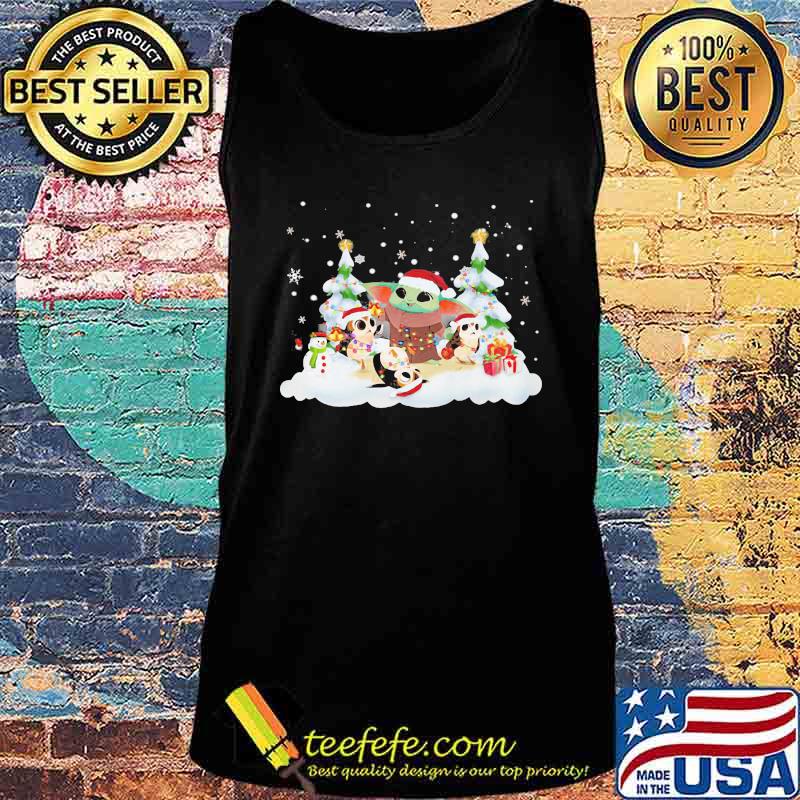 Baby yoda and owl merry christmas s Tank top Baby yoda and owl merry christmas s Tank top