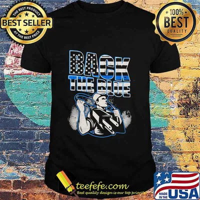 Back The Blue Electrician American Flag Shirt