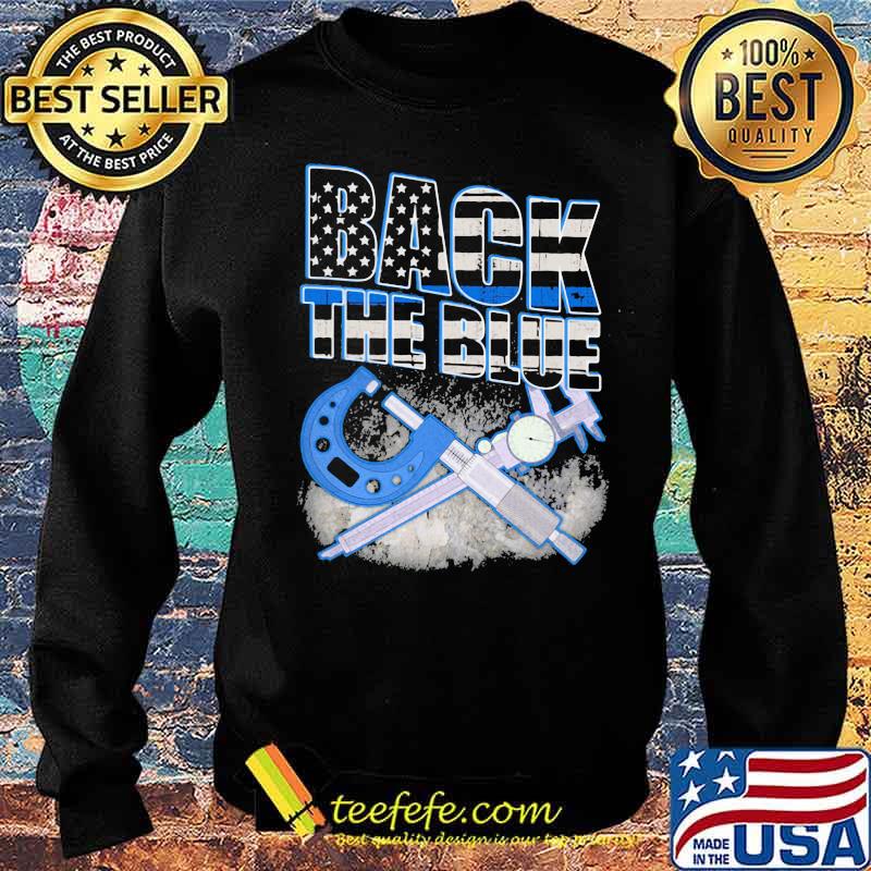 Back The Blue Mechanic American Flag Shirt Sweater Back The Blue Mechanic American Flag Shirt Sweater