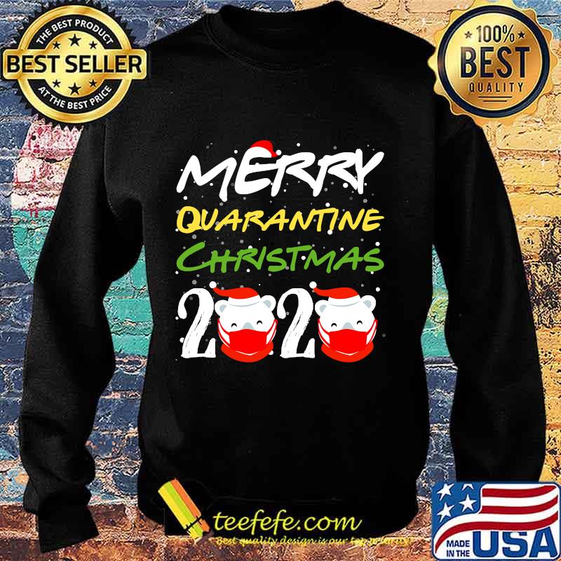 Bear wear mask merry quarantine christmas 2020 pajamas s Sweater Bear wear mask merry quarantine christmas 2020 pajamas s Sweater