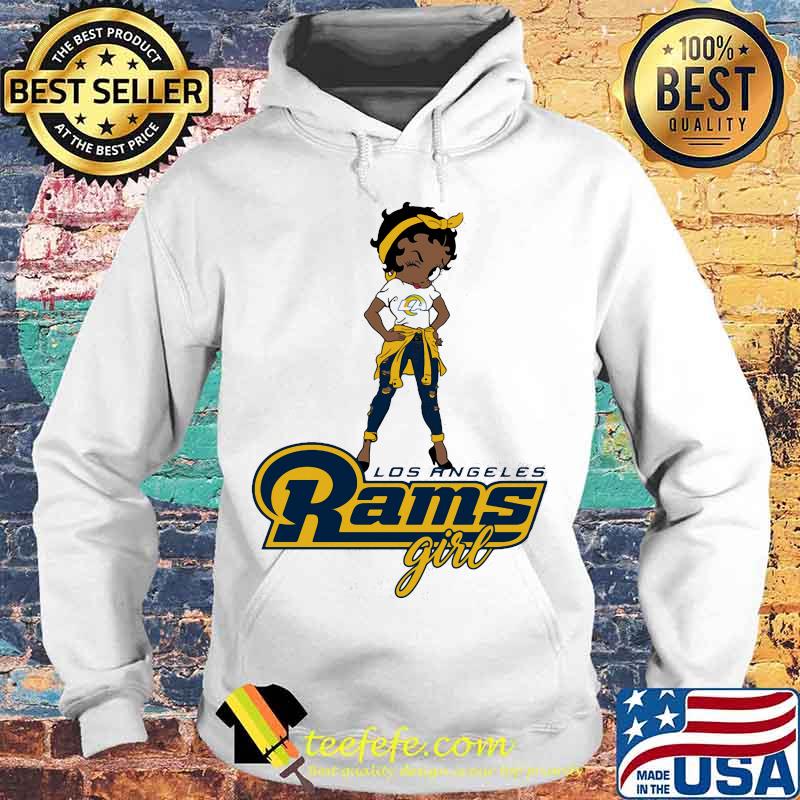 Betty boop los angeles rams girl s Hoodie Betty boop los angeles rams girl s Hoodie