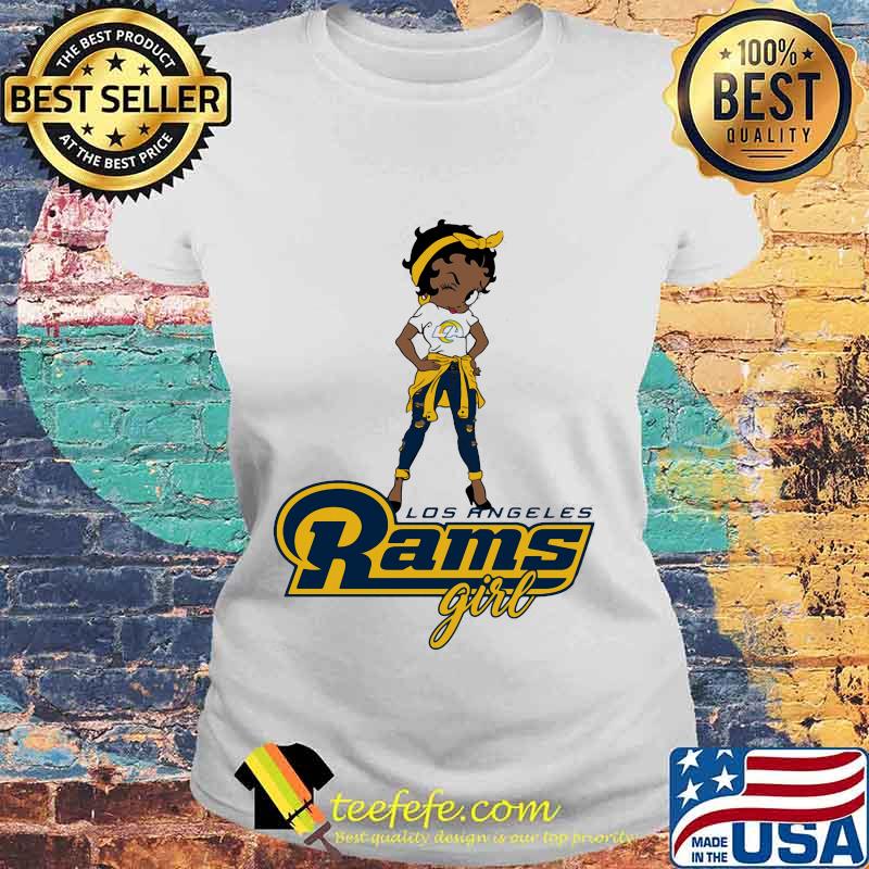 Betty boop los angeles rams girl s Laides tee Betty boop los angeles rams girl s Laides tee