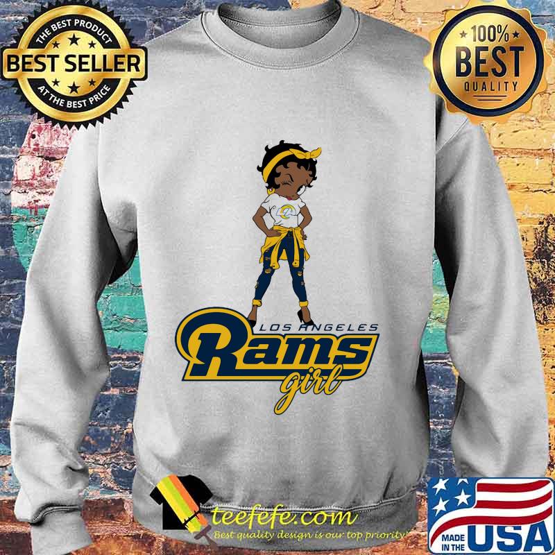 Betty boop los angeles rams girl s Sweater Betty boop los angeles rams girl s Sweater