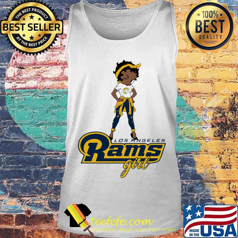 Betty boop los angeles rams girl s Tank top Betty boop los angeles rams girl s Tank top