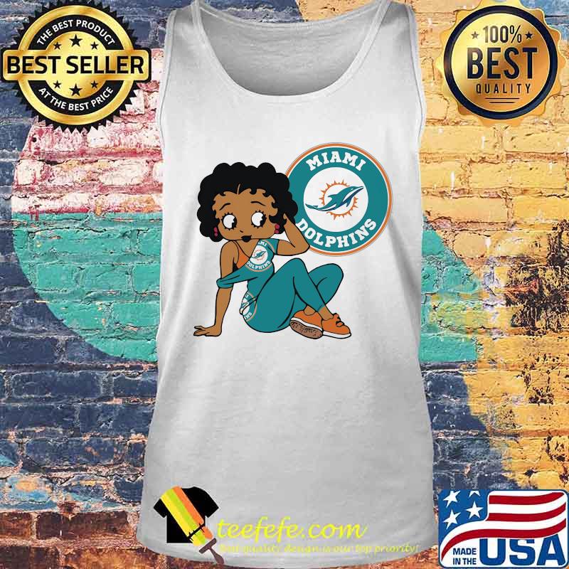 Betty boop miami dolphins football s Tank top Betty boop miami dolphins football s Tank top