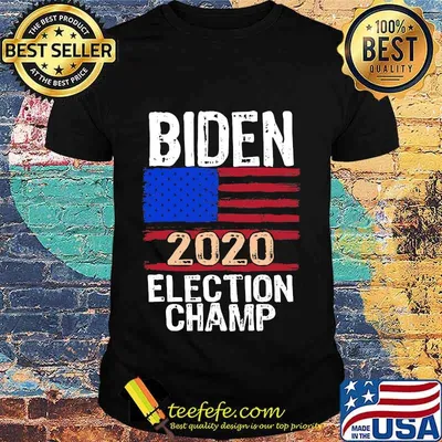 Biden 2020 Election Champ American Flag Shirt
