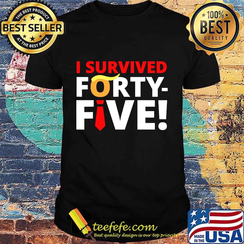 Biden harris democrats won the election i survived 45 shirt Biden harris democrats won the election i survived 45 shirt