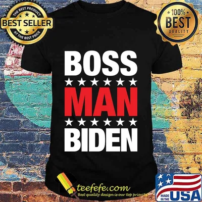Boss Man Biden Patriotic Blue Democrat 2020 Stars Shirt