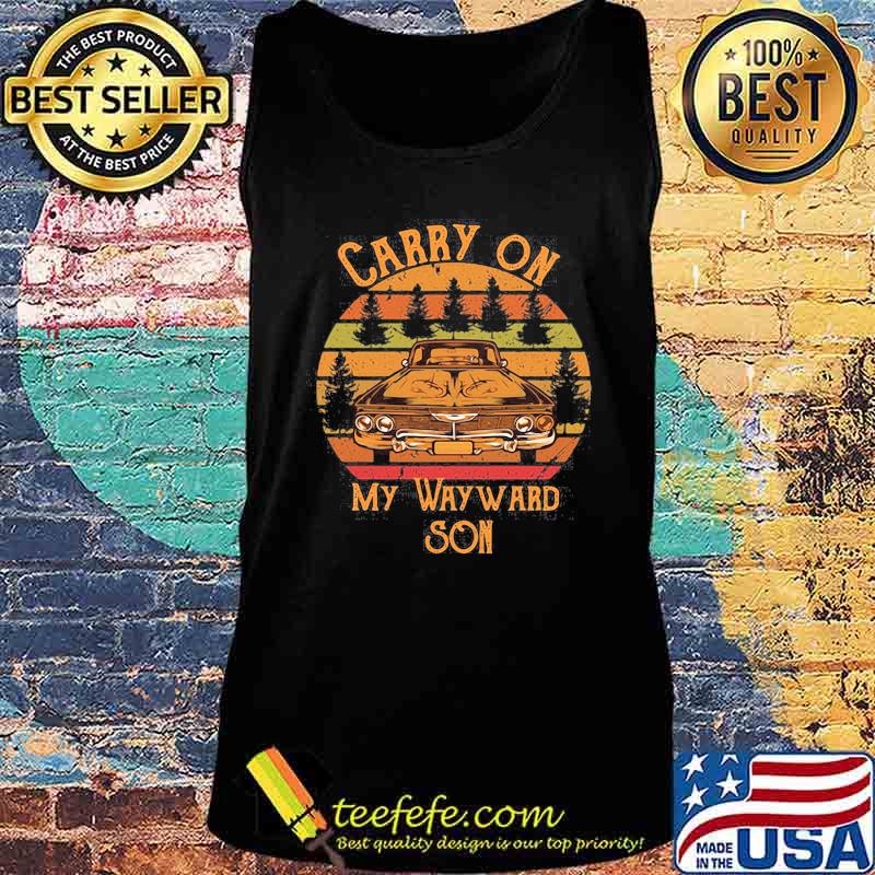 Carry on my wayward son vintage retro s Tank top Carry on my wayward son vintage retro s Tank top