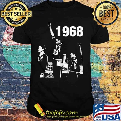 Charlotte serrano 1968 olympics black power salute shirt