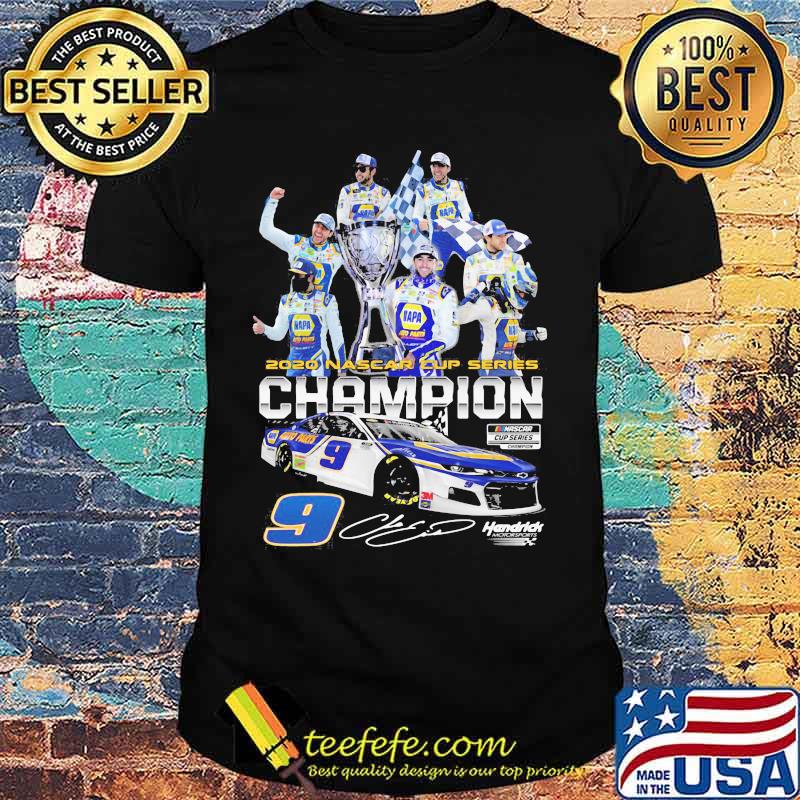 Chase elliott 2020 nascar cup series champion 9 signature shirt