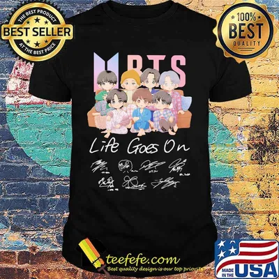 Chibi Bts Life Goes On Signature Shirt