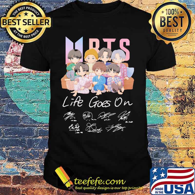 Chibi Bts Life Goes On Signature Shirt