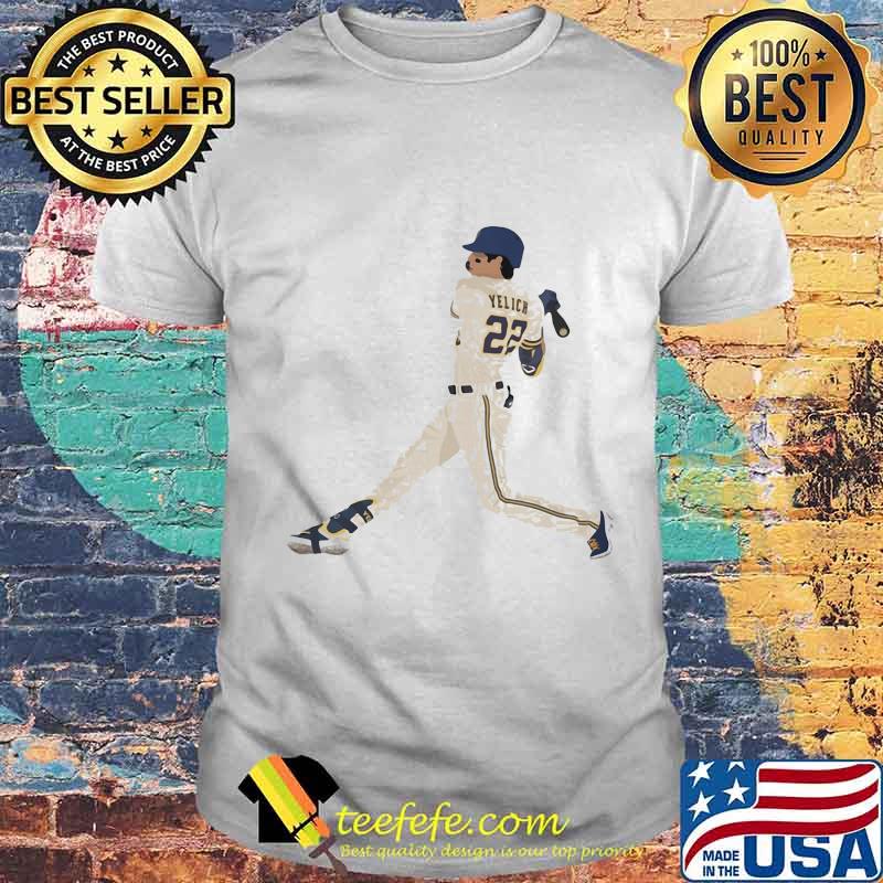Christian yelich 22 baseball player shirt