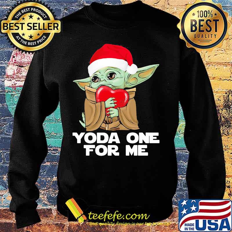 Christmas yoda one for me heart s Sweater Christmas yoda one for me heart s Sweater